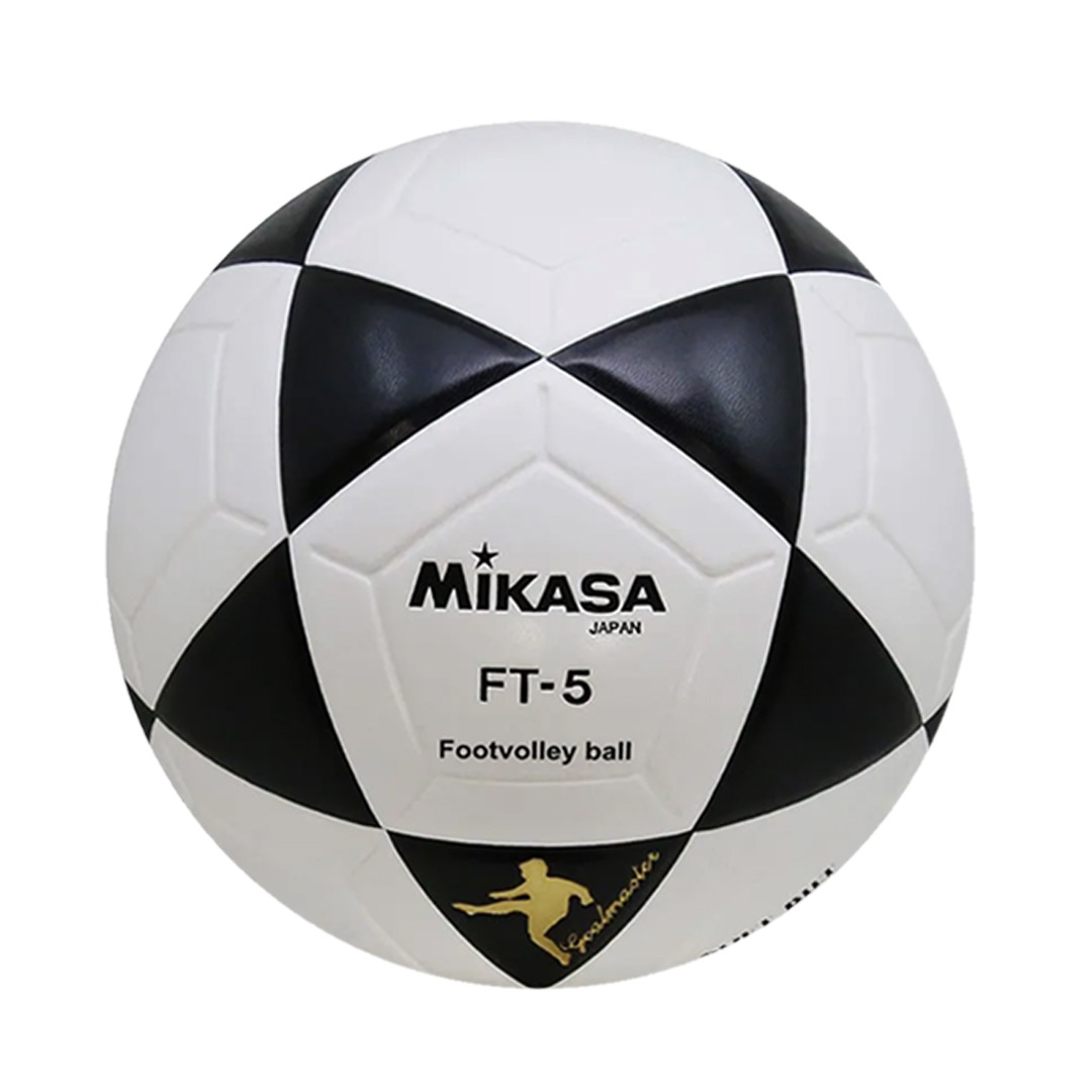 Bola de Futevôlei Mikasa FT-5 – Branca+Preta